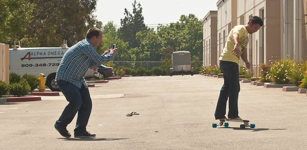 Skate Videography Seriously, who would want to look at the picture this guy's taking?