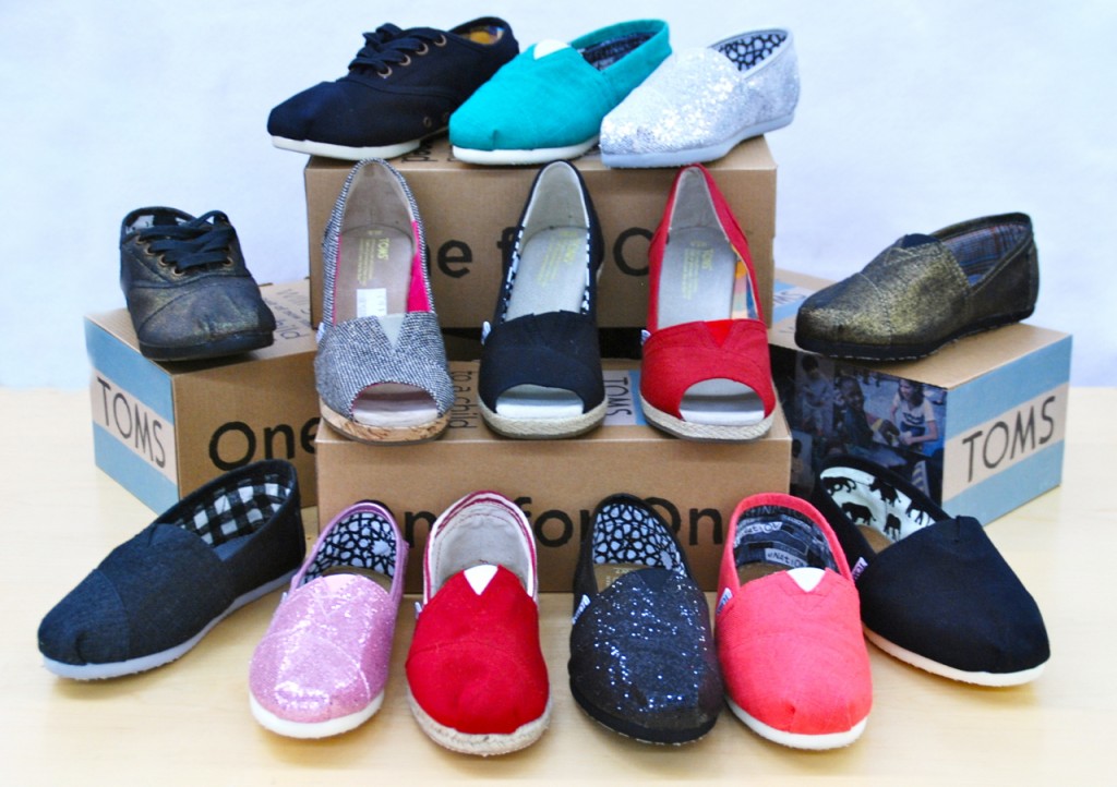 Toms Shoe Selection